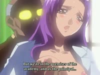 Purple-haired manga babe got banged by a sex lover